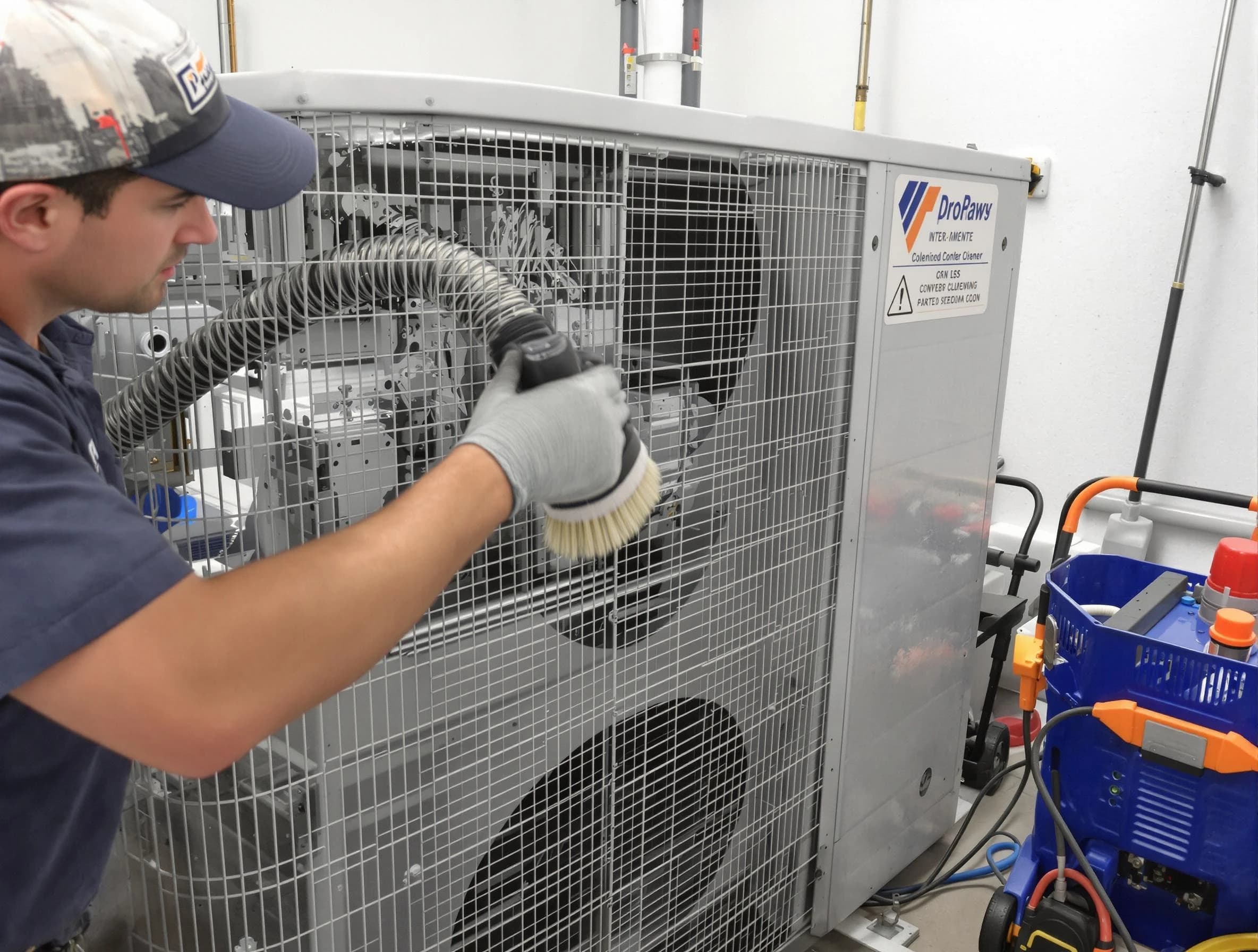 Todd Creek Air Duct Cleaning specialist performing precision AC coil cleaning for improved system performance in Todd Creek