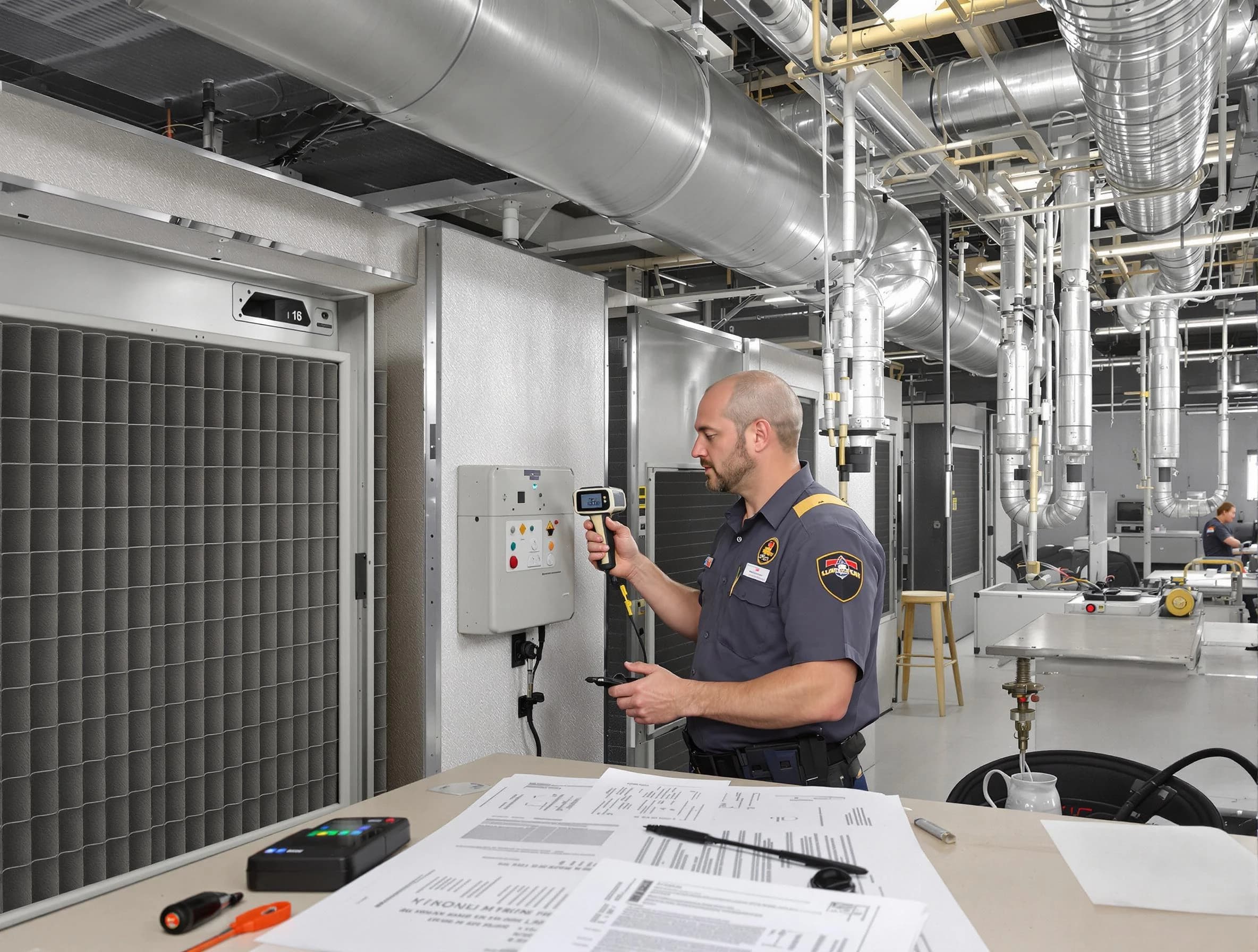 Professional filter system inspection by Todd Creek Air Duct Cleaning in Todd Creek