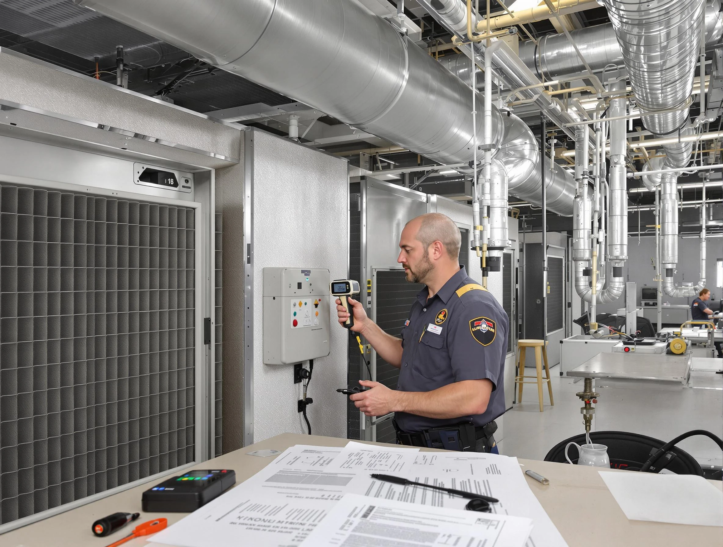 Professional filter system inspection by Todd Creek Air Duct Cleaning in Todd Creek